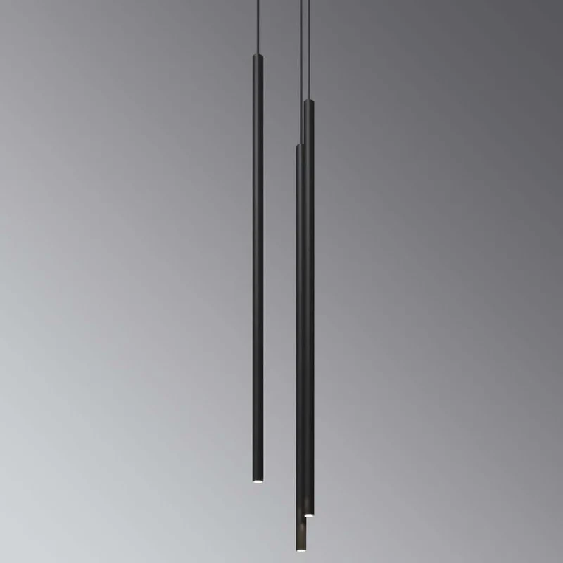 Panzeri To-Be schlanke Pendelleuchte LED Zylinder