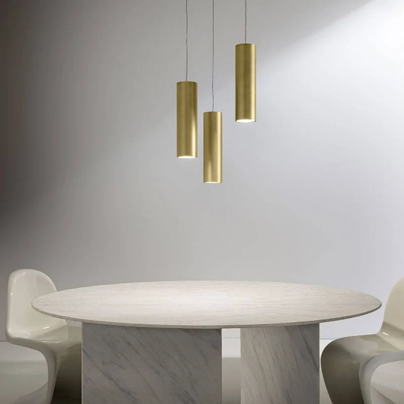 Panzeri One LED-Pendelleuchte zylindrisch