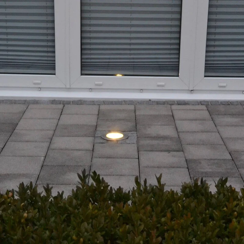 Level Edelstahl Bodeneinbaustrahler eckig IP67