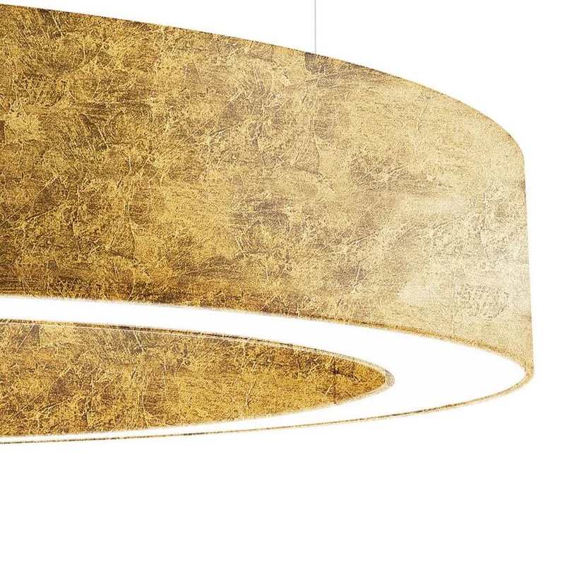 Panzeri Golden Ring LED-Pendelleuchte Dimmbar