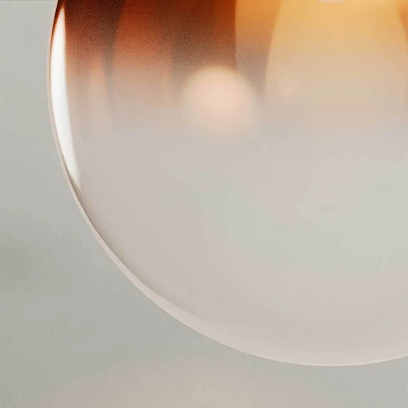 s.luce Orb Axis Glas-Tischlampe Dreibein 20cm