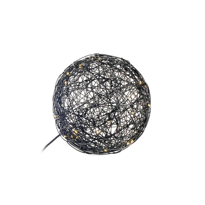 s.luce Mesh LED-Drahtkugel Innen & Außen Warmweiß