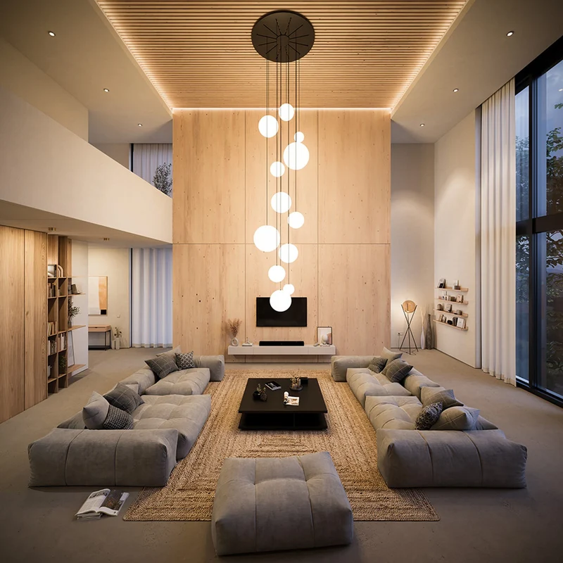s.luce Modular 80 XL Mehrfach Hängeleuchten-Baldachin