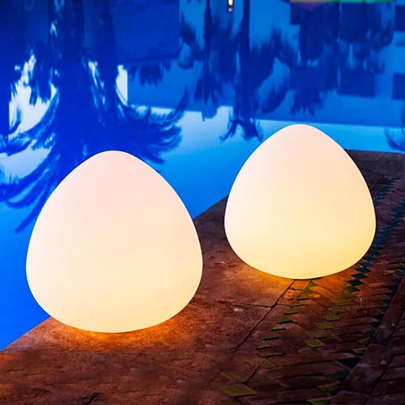 Bruchfeste LED-Akkulampe Stone mit App-Steuerung