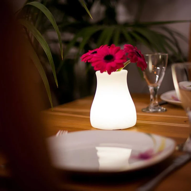 Akku LED-Tischvase Olio mit App-Steuerung