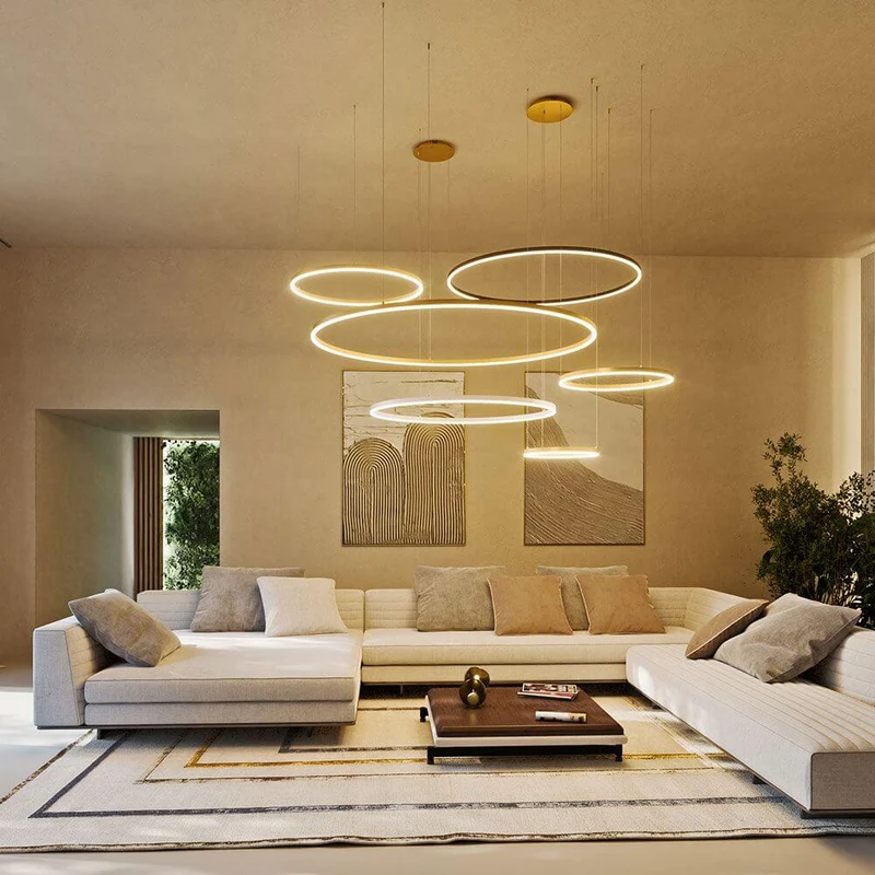 s.luce LED Ring Hängelampe Ø 80cm
