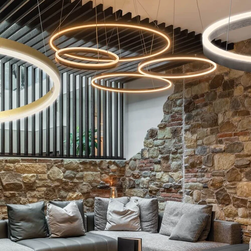 s.luce LED Ring Hängeleuchte Ø 60cm