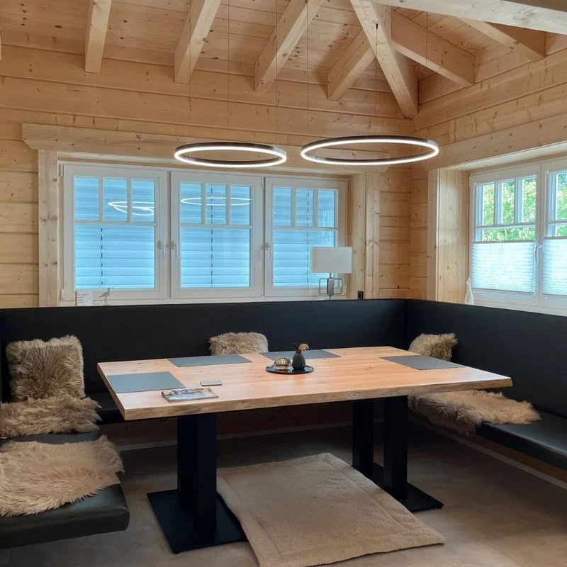 s.luce LED Ring Hängeleuchte Ø 60cm