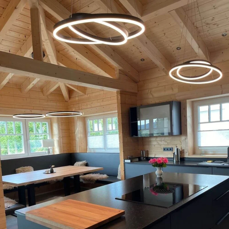 s.luce LED Ring Pendelleuchte Ø 40cm