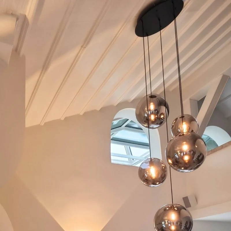 s.luce Orb Glaskugel Galerieleuchte 5m Abhängung