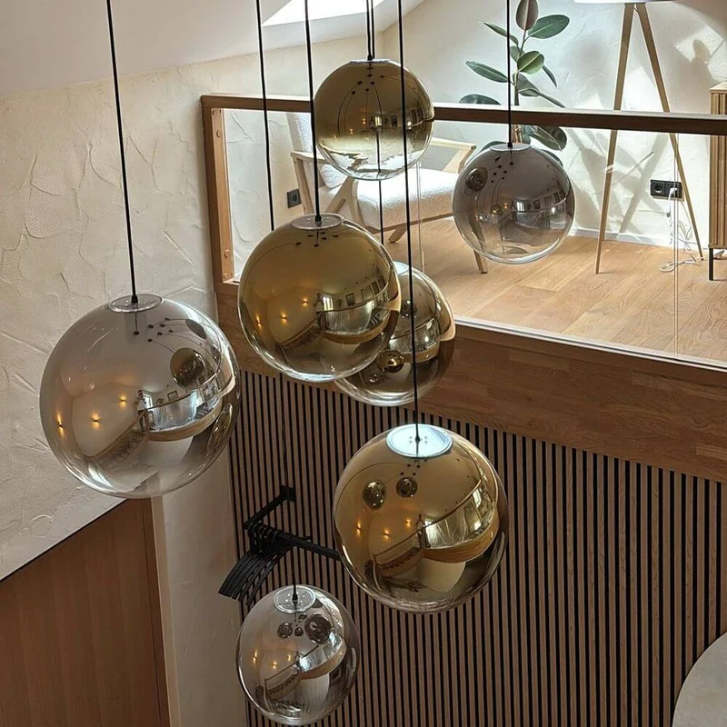 s.luce Orb Glaskugel Galerieleuchte 5m Abhängung