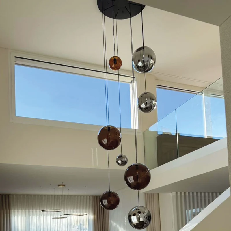 s.luce Orb Glaskugel Galerieleuchte 5m Abhängung