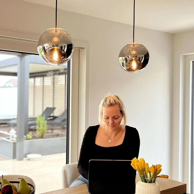s.luce Orb Glaskugel Hängeleuchte